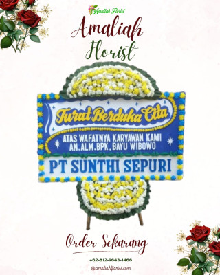 Papan Bunga Duka di Rantau Pulung